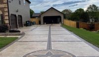 stamped, stained, textured, bordered driveway + walkway (10)